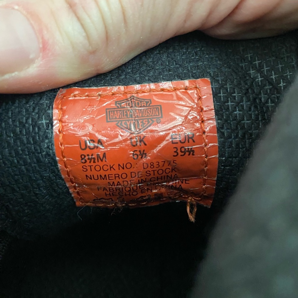 Harley Davidson Moto Harness Boots size 8.5 - Picture 6 of 8